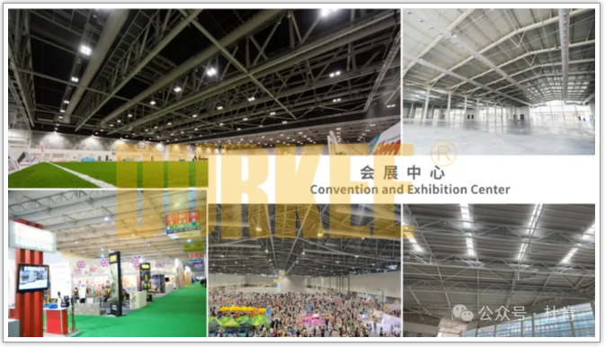 55世纪柔性风管利用在会展中心